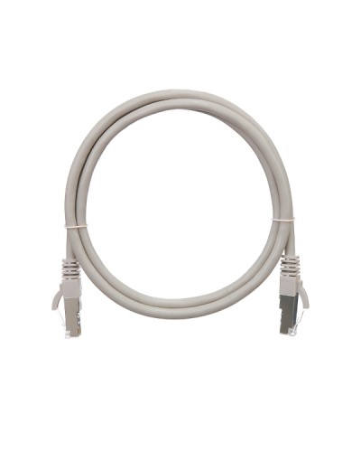 Шнур коммутационный 2хRJ45/8P8C F/UTP кат.5е (1 м) NIKOMAX (NMC-PC4SD55B-010-GY) в Березниках Патчкорды (медные) Pintop.ru
