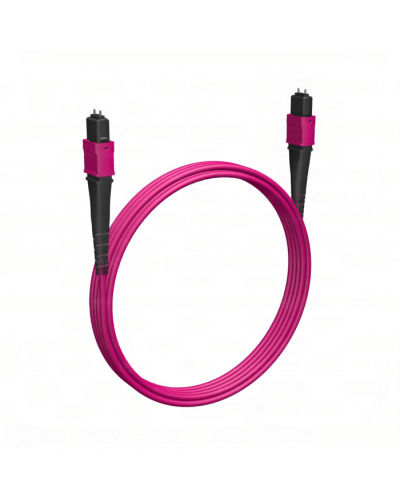 Кабельная сборка MPO(M) -MPO(M)-8 волокон 50/125 OM4, 1 m Cabeus (FOP-50-OM4-8-MPO(M)-8-MPO(M)-B-1m) в Березниках Кабельные сборки (оптические) Pintop.ru