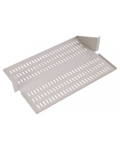 Полка для стойки перфорированная консольная 2U, глубина 300 мм ЦМО МС-30.2-9005 в Березниках Полки для шкафов и стоек Pintop.ru