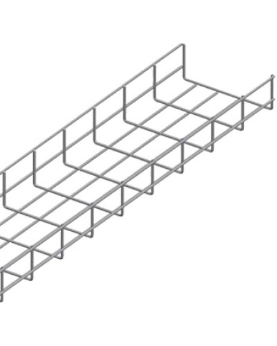 Лоток проволочный 75х200мм, Ф3.8мм, оцинкованный (3 м) LANMASTER LAN-MT75x200-3.8EZ в Березниках Кабельные лотки Pintop.ru