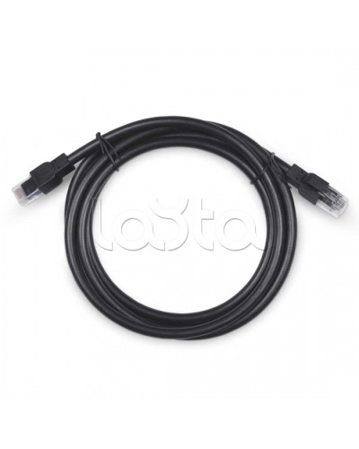 Патч-корд U/UTP, категория 6a, 2xRJ45/8p8c, неэкран. армир. гофр. стальной лентой, черный, РЕ, внешний, 2м Cabeus PC-ARM-UTP-RJ45-Cat.6a-2m-PE в Березниках Патчкорды (медные) Pintop.ru