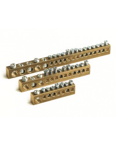 Колодка клеммная 12мод. (отв.3х5.4мм+10х4.5мм) DKC 87412 в Березниках Коммутационные изделия Pintop.ru