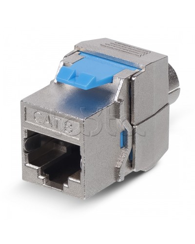 Вставка Keystone Jack RJ-45(8P8C) Cabeus KJ-RJ45-Cat.8-SH-180-Toolless в Березниках Модули Keystone Pintop.ru