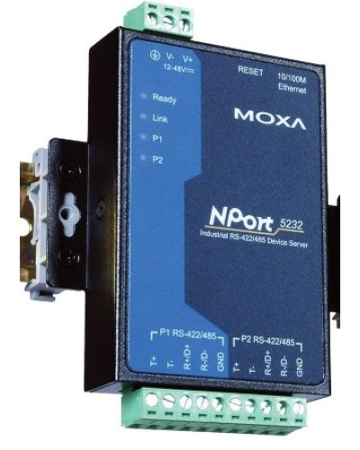 Сервер 2-портовый RS-422/485 в Ethernet Moxa NPort 5232 в Березниках Дополнительное оборудование для ОПС Pintop.ru