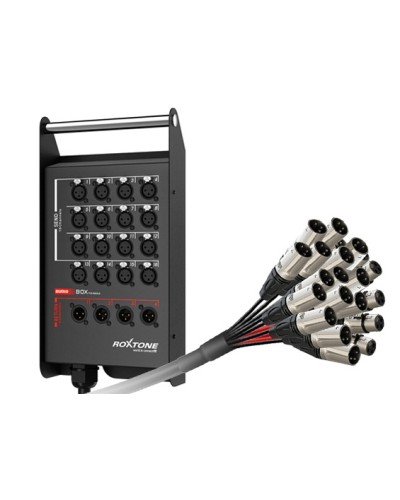 Кабель многожильный со сценической коробкой, с разъемами Roxtone+Neutrik ROXTONE STBN1604L35 в Березниках Аксессуары для СОУЭ Pintop.ru