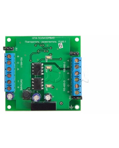 Модуль повторителя-разветвителя Полисервис RS-485/RS-485 в Березниках Модули сопряжения Pintop.ru