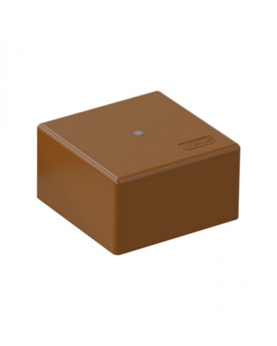 SD3 Коробка распределительная для о/п, для монтажного пистолета 75x75x40мм, 6 пар 10мм2, (корич.) Экопласт (72935B) в Березниках Распределительные коробки Pintop.ru