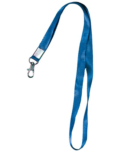 Лента шёлковая с металлическим карабином-защёлкой Tantos TS-STR (blue) в Березниках Дополнительное оборудование для СКУД Pintop.ru