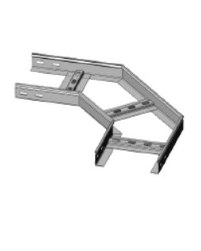 Угол горизонтальный 90° 200х50 (1,2) для лестничного лотка ПожТехКабель (650-501) в Березниках Кабельные лотки Pintop.ru