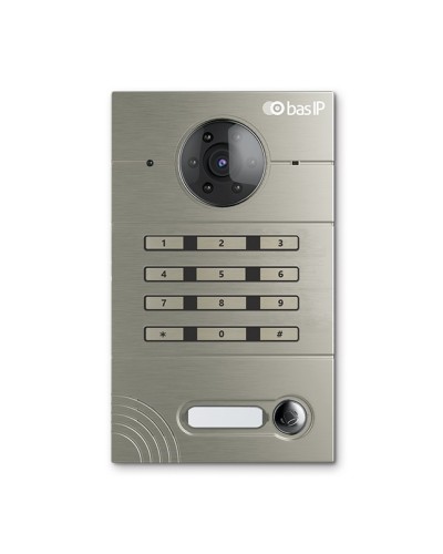 Панель вызывная BAS-IP AV-01KD GREY в Березниках Вызывные видеопанели малоабонентные Pintop.ru