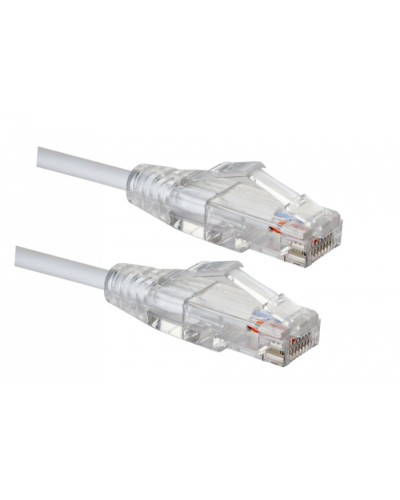 Коммутационный шнур категории 6 SLIM LINE, U/UTP, LSZH, T568B, 5 м, белый Eurolan (21S-U6-05WT) в Березниках Патчкорды (медные) Pintop.ru