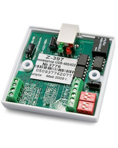 Конвертер специальный с гальванической развязкой USB RS422/485 IronLogic Z-397 (мод. USB) в Березниках Сетевая СКУД Matrix Pintop.ru