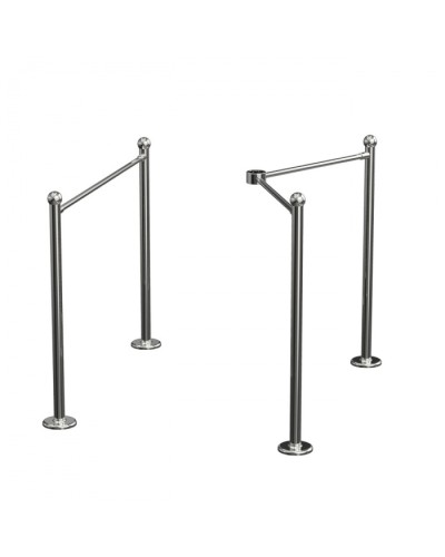 Ограждение прямое Ростов-Дон ОП-Р (Хром) в Березниках Ограждения Pintop.ru