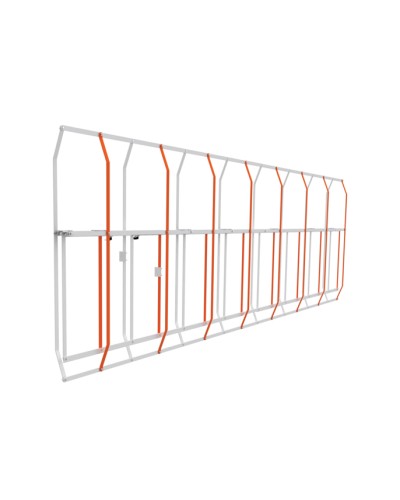 Шторка стрелы шлагбаумов GT высотой 1,3 м (модуль 1721 мм) Came 803XA-0350 в Березниках Запчасти для шлагбаумов и автоматики Pintop.ru