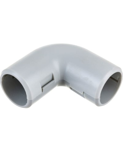 CI32G Угол 90 гр.(2част.), без галогена, для труб D32мм, белый (1уп = 10шт) Экопласт (41232-10HF-W) в Березниках Повороты, муфты, тройники Pintop.ru