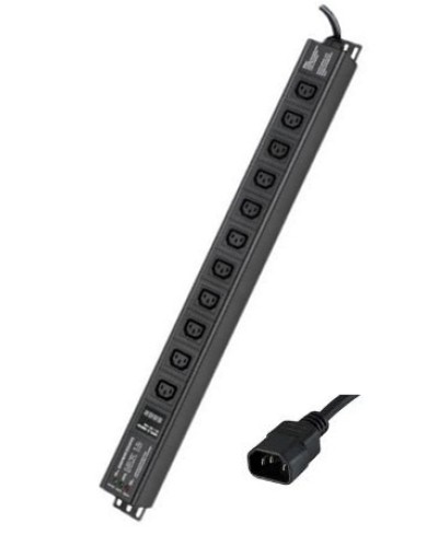 Блок распределения питания вертикальный для 19 шкафов DKC R5VIEC11CDOP в Березниках Блоки розеток Pintop.ru