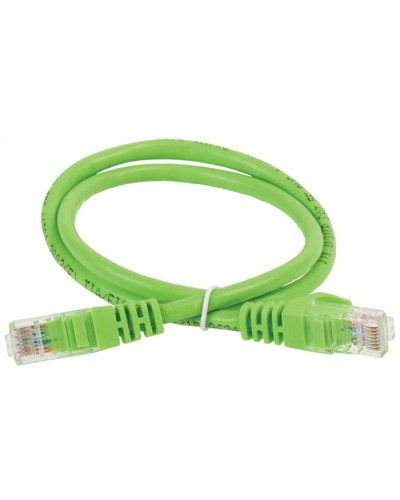 ITK Коммутационный шнур (патч-корд), кат.5Е UTP, 2м, зеленый (PC02-C5EU-2M) в Березниках Патч-корды и пигтейлы Pintop.ru