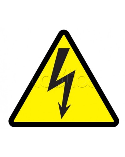 Самоклеящаяся этикетка: 100x100x100, символ Молния IEK (YPC30-MOLNI-4-096) в Березниках Дополнительное оборудование для ОПС Pintop.ru
