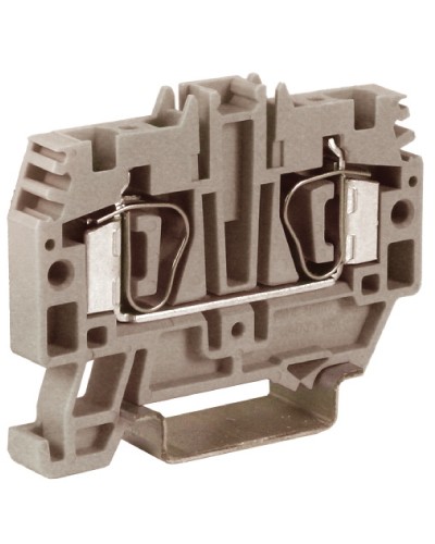 Зажим 4 кв.мм серый DKC ZHM250GR в Березниках Держатели, клипсы, скобы Pintop.ru