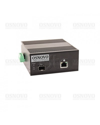 Медиаконвертер Gigabit Ethernet с поддержкой PoE OSNOVO OMC-1000-11X/I в Березниках Медиаконвертеры Pintop.ru