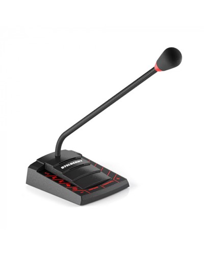 Пульт громкого оповещения STELBERRY F-701 в Березниках Микрофонные консоли и микрофоны Pintop.ru