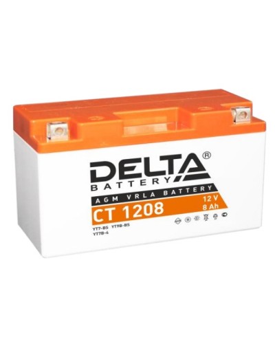 Аккумулятор АКБ 12 - 8 Delta CT 1208 в Березниках Электротехническое оборудование Pintop.ru