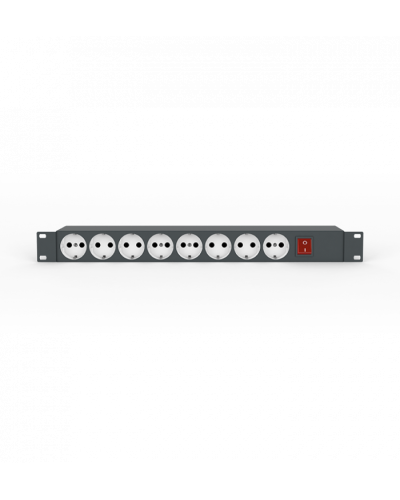 Блок розеток 1U, 8 розеток Sonar RD-8 (pwc) в Березниках 19 оборудование (рэковое/стоечное) Sonar Pintop.ru