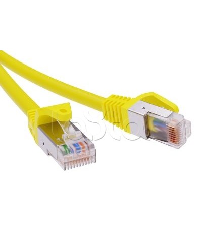 Патч-корд экранированный CAT6 F/UTP 4х2, LSZH, желтый, 2м DKC RN6FU4520YL в Березниках Патчкорды (медные) Pintop.ru