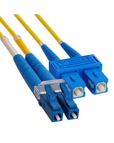 Патч-корд оптический переходной (SM), 9/125 (OS2), LC/UPC-SC/UPC, (Duplex), LSZH, 2м REXANT 50-2410 в Березниках Патч-корды оптические Pintop.ru