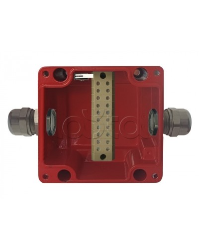 Коробка соединительная Магнито-контакт МКС 2ВК «МОРОЗ» цвет красный, с датчиком вскрытия корпуса (тампером), IP66/IP68 в Березниках Распределительные коробки Pintop.ru