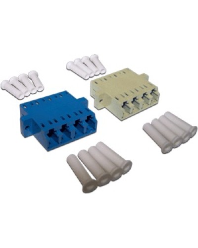 Адаптер оптический LC, MM, корпус SC дуплекс, квадро LANMASTER LAN-4LC/S-AM-MM в Березниках Коннекторы Pintop.ru