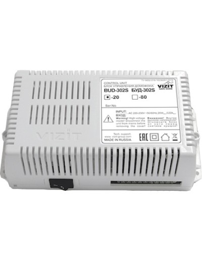Блок управления и питания Vizit БУД-302S-20 в Березниках Блоки управления многоабонентные Pintop.ru