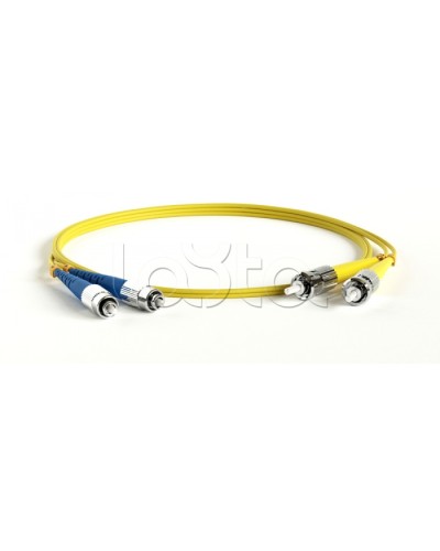 Патч-корд волоконно-оптический Hyperline FC-D2-9-LC/UR-SC/UR-H-1.5M-LSZH-YL в Березниках Патч-корды оптические Pintop.ru