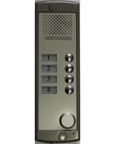Блок вызова домофона Метаком MK4-K-RF в Березниках Блоки вызова многоабонентные Pintop.ru
