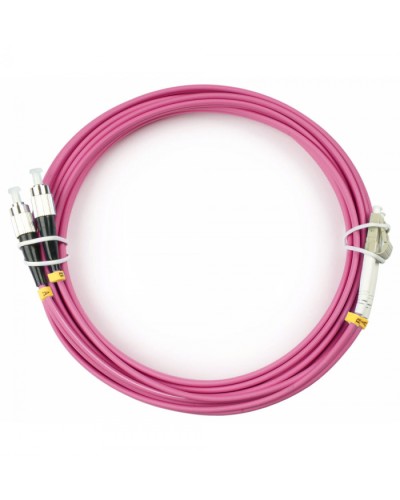 Шнур оптический duplex LC-FC 50/125 mm OM4 20м LSZH Cabeus FOP-50-OM4-LC-FC-20m в Березниках Патч-корды оптические Pintop.ru