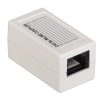 Проходной адаптер кат.5E UTP, тип RJ45-RJ45, белый ITK CS70-1C5EU