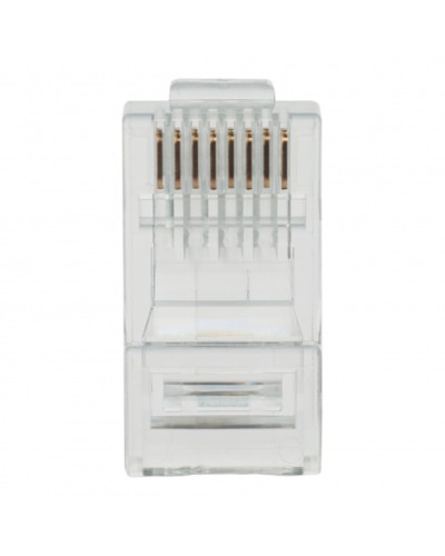 Коннектор (вилка) UTP кат.6 8P8C универсальная, 15U, 3 зубца, упак 100 шт Datarex DR-3003 в Березниках Коннекторы Pintop.ru