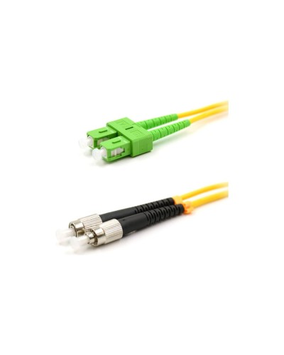 Патч-корд оптический переходной (SM), 9/125 (OS2), SC/APC-FC/UPC, (Duplex), PVC, 5м REXANT 50-2857-1 в Березниках Патч-корды оптические Pintop.ru