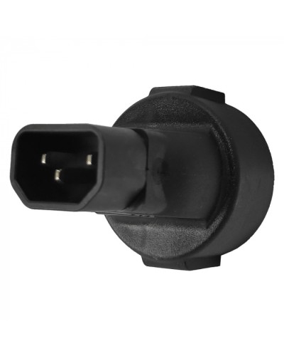 Адаптер переходной, розетка Schuko - вилка C14, 220В, 10А, черный LANMASTER (LAN-PPS/14-BK) в Березниках Проходные адаптеры и розетки оптические Pintop.ru