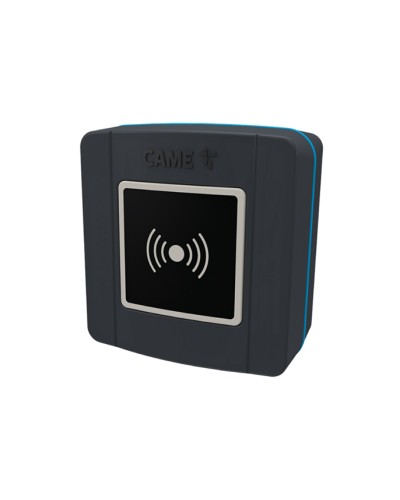 Накладной проксимити-считыватель для карт, брелоков и TAG-капсул Came 806SL-0300 - SELR1BDG, подключаемый к шине CXN с синей подсветкой (протокол Manchester), RAL7024 в Березниках Считыватели Pintop.ru
