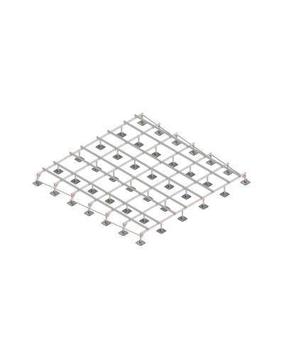 Опорная конструкция для установки оборудования TECHNORAPTOR STEELFOOT 6000х6000 КМ-профиль (KM-TR-STF-SSEI-6000-6000) в Березниках Системы видеонаблюдения Pintop.ru