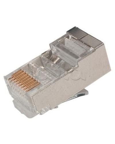 Джек RJ-45 8P8C CAT 5e (экран) (100шт/уп) REXANT 05-1023 в Березниках Коннекторы и разъемы Pintop.ru