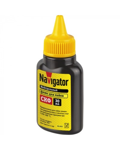Флюс Navigator 93 746 NEM-Fl02-F30 (СКФ, 30мл) в Березниках Аксессуары для кабель-канала Pintop.ru