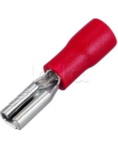 Клемма плоская изолированная 0.5-1.5 мм² (КПИ гнездо - 3.8мм) (100шт/уп) REXANT 08-0411 в Березниках Клеммные колодки Pintop.ru