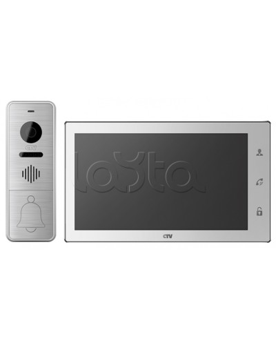 Комплектвидеодомофона CTV-DP4706AHD (белый) в Березниках Комплекты домофонов Pintop.ru