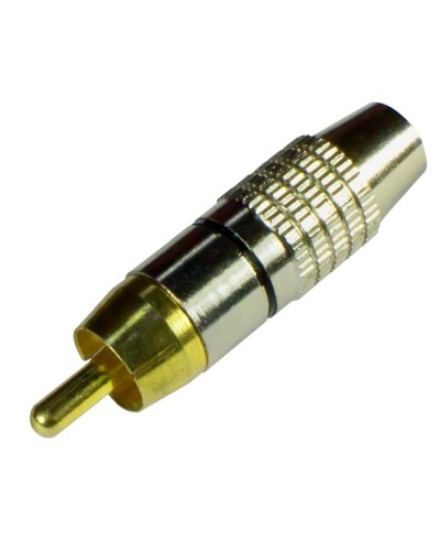 РАЗЪЕМ TS RCA штекер под винт, металл Tantos в Березниках Коннекторы Pintop.ru