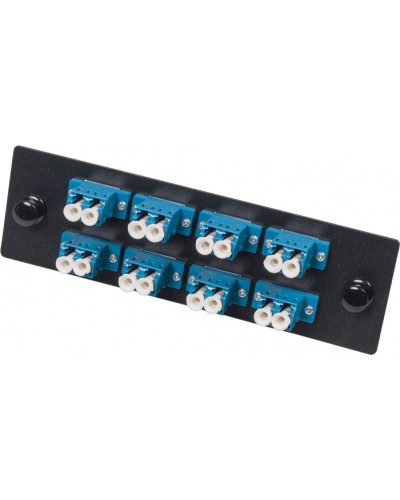 Панель адаптерная для кроссов LAN-FOBM с 8 дуплексными адаптерами SC/OM2 LANMASTER LAN-APM-8x2SC/OM2 в Березниках Кроссы оптические Pintop.ru