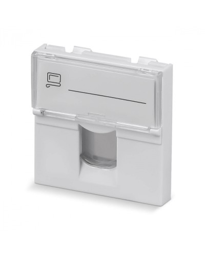 Вставка 45x45 (Mosaic) для 1 модуля формата Keystone Jack (арт.078604) Cabeus (FP-L-45-1M) в Березниках Модули Keystone Pintop.ru