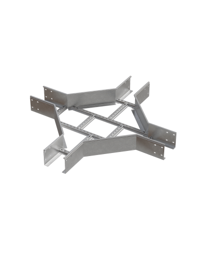 Х-разветвитель лестничный 150х600х1,5 мм HD N КМ-профиль (LXD150-600-1.5 HD N) в Березниках Аксессуары для лотков Pintop.ru