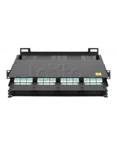 Оптический кросс 19 MTP/MPO NIKOMAX (NMF-RP12-BLANK-CT-MTP-1U-BK) в Березниках Кросс оптический Pintop.ru